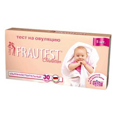 Тест Frautest на овуляцию тест-полоска 5 шт. в Планета Здоровья