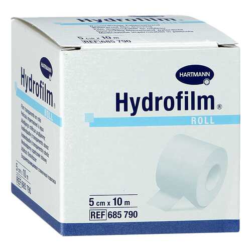 Фиксирующий пластырь из прозрачной пленки в рулоне, 5 cм x 10 м Hydrofilm Roll в Планета Здоровья