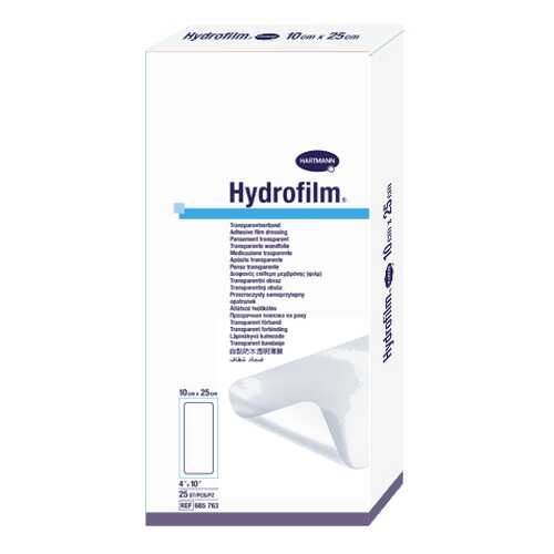 Самофиксирующаяся повязка HARTMANN Hydrofilm прозрачная 10 см х 25 см 25 шт. в Планета Здоровья