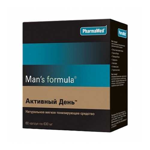 Man's formula PharmaMed активный день 30 капсул в Планета Здоровья