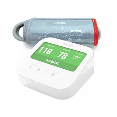 Тонометр iHealth Clear Wireless Blood Pressure Monitor SLRBPM1 (White) в Планета Здоровья