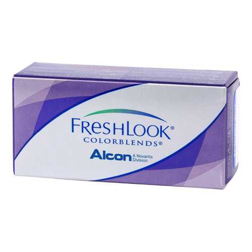 Контактные линзы FreshLook ColorBlends 1 линза R 8,6 -6,00 Зеленые в Планета Здоровья