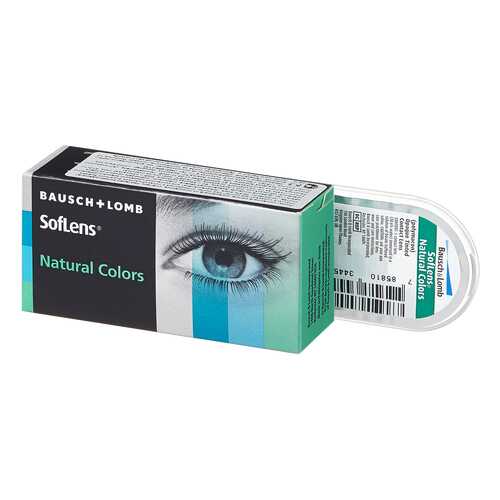 Контактные линзы SofLens Natural Colors 2 линзы -1,50 emerald в Планета Здоровья