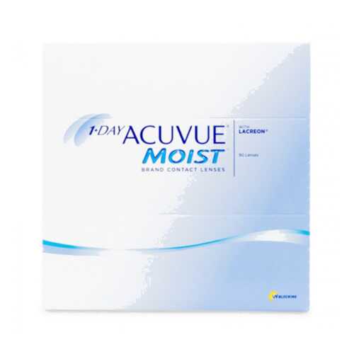 Контактные линзы 1-Day Acuvue Moist 90 линз R 8,5 -1,75 в Планета Здоровья