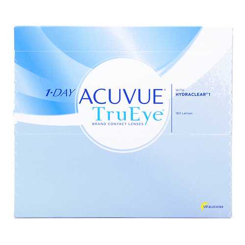 Контактные линзы 1-Day Acuvue TruEye 180 линз R 8,5 -1,50 в Планета Здоровья