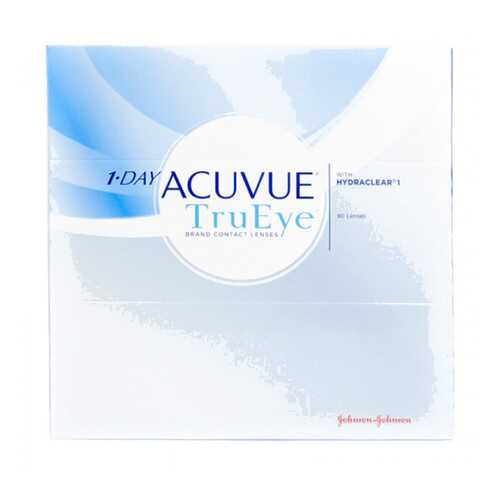 Контактные линзы 1-Day Acuvue TruEye 90 линз R 8,5 -1,25 в Планета Здоровья