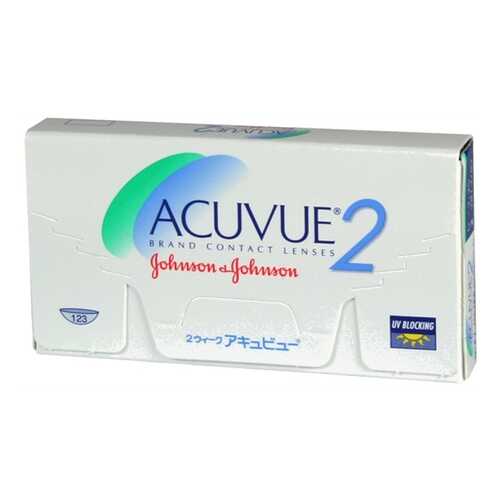 Контактные линзы Acuvue 2 6 линз R 8,3 -1,50 в Планета Здоровья