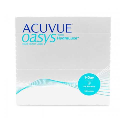 Контактные линзы Acuvue Oasys 1-Day with HydraLuxe 90 линз R 8,5 -1,25 в Планета Здоровья