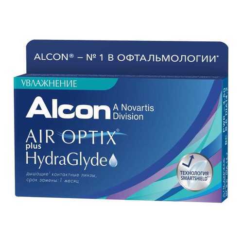 Контактные линзы ALCON Air Optix plus HydraGlyde 3 линзы -0,50 в Планета Здоровья