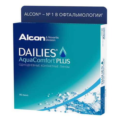 Контактные линзы ALCON Dailies AquaComfort Plus 90 линз -1,25 в Планета Здоровья