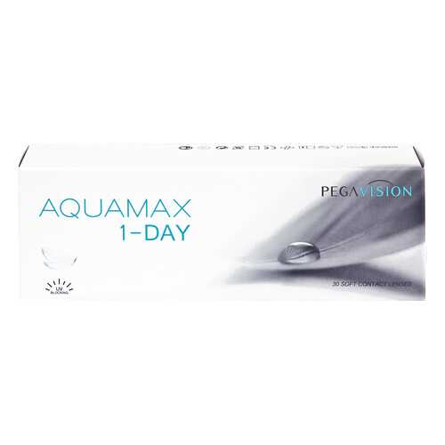 Контактные линзы AQUAMAX 1-DAY 30 линз R 8,6 -1,00 в Планета Здоровья