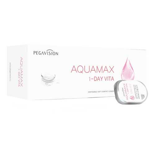 Контактные линзы Aquamax 1 Day Vita 30 линз R 8,6 -6,50 в Планета Здоровья