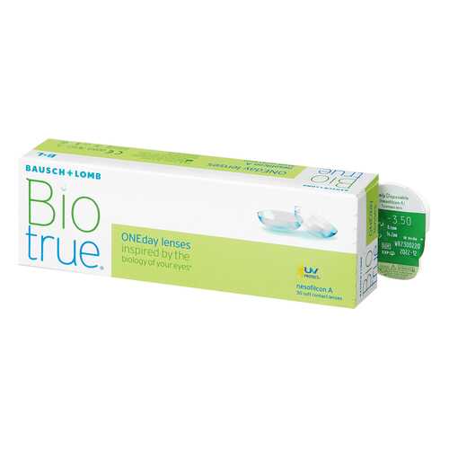 Контактные линзы Biotrue ONEday 30 линз -4,50 в Планета Здоровья