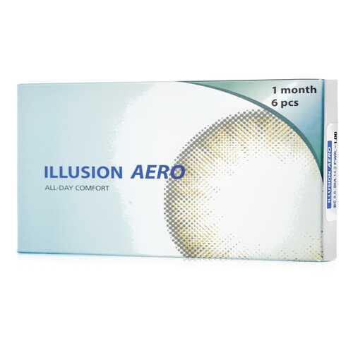 Контактные линзы ILLUSION Aero 6 линз R 8.6 -0.75D в Планета Здоровья