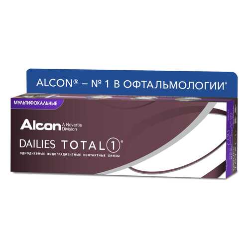 Контактные линзы Dailies Total1 Multifocal 30 линз High +2 R 8,5 -8,00 в Планета Здоровья