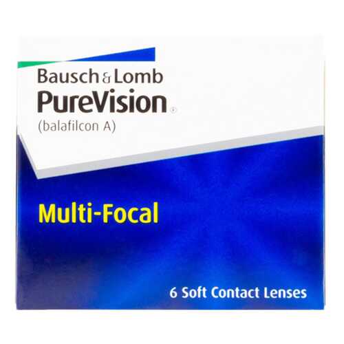 Контактные линзы PureVision Multi-Focal 6 линз low -2,75 в Планета Здоровья