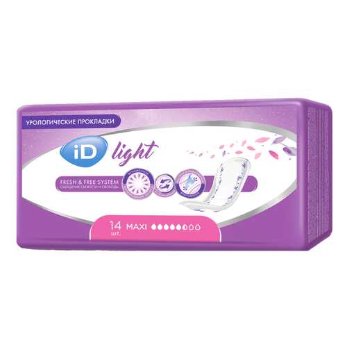 Урологические прокладки iD light maxi 14 шт. в Планета Здоровья