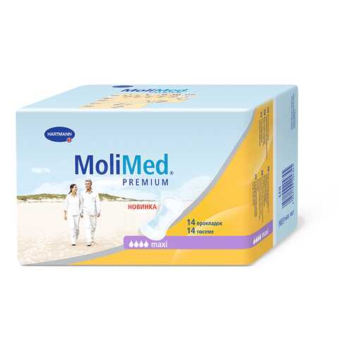 Урологические прокладки Molimed Premium maxi 14 шт. в Планета Здоровья