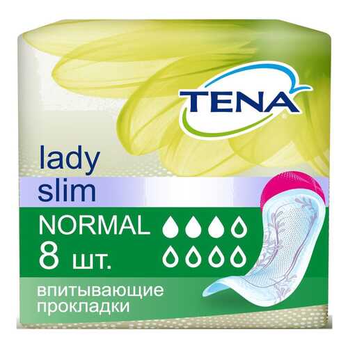 Урологические прокладки Tena Lady Slim Normal 8 шт в Планета Здоровья