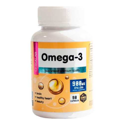 Омега-3 рыбий жир Chikalab Omega-3 900 мг капсулы 90 шт. в Планета Здоровья