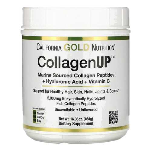 CollagenUP + Hyaluronic Acid + Vit C California Gold Nutrition 5000 мг 464 г в Планета Здоровья