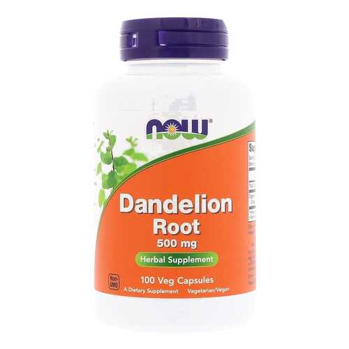 Добавка для здоровья NOW Dandelion Root 100 капс. натуральный в Планета Здоровья