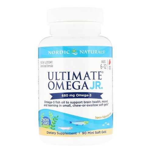 Ultimate Omega Junior Nordic Naturals 680 мг мини-капсулы 90 шт. в Планета Здоровья